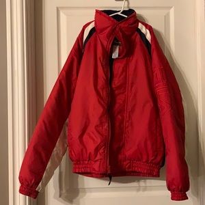 Navy blue red and white FILA Coat